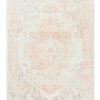 Miss Amara Theodora Orange And Beige Distressed Washable Runner Rug All Rugs