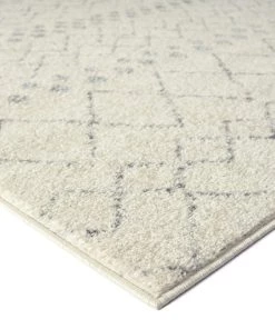 Miss Amara All Rugs Toni Ivory And Grey Tribal Diamond Rug