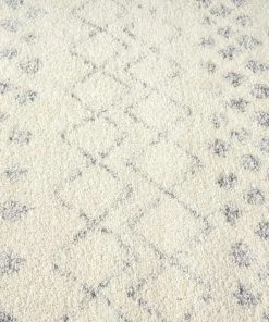 Miss Amara All Rugs Toni Ivory And Grey Tribal Diamond Rug