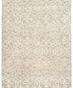 Miss Amara Tori Cream Brown And Ivory Textured Tribal Rug All Rugs