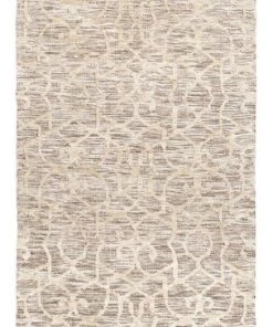 Miss Amara All Rugs Tori Cream Brown And Ivory Textured Tribal Runner Rug