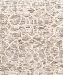 Miss Amara All Rugs Tori Cream Brown And Ivory Textured Tribal Runner Rug