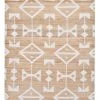 Miss Amara Tracy White And Natural Geometric Reversible Jute Rug All Rugs