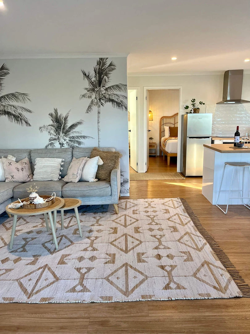 Miss Amara Tracy White And Natural Geometric Reversible Jute Rug All Rugs