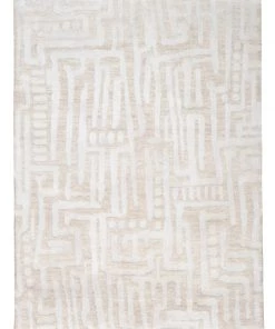 Miss Amara Trissa Beige And Ivory Abstract Tribal Rug All Rugs