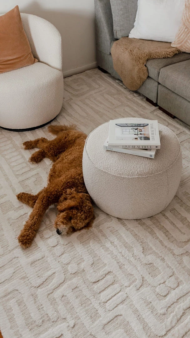 Miss Amara Trissa Beige And Ivory Abstract Tribal Rug All Rugs