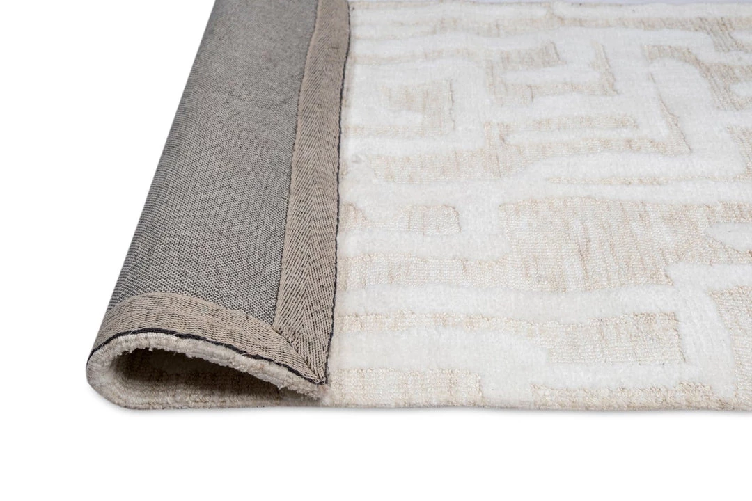 Miss Amara Trissa Beige And Ivory Abstract Tribal Runner Rug All Rugs