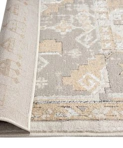 Miss Amara Tupelo Beige And Grey Tribal Medallion Rug
