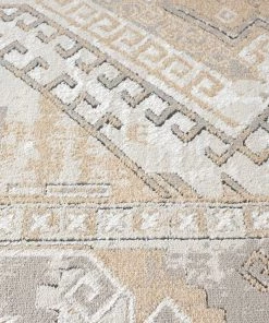 Miss Amara Tupelo Beige And Grey Tribal Medallion Runner Rug All Rugs