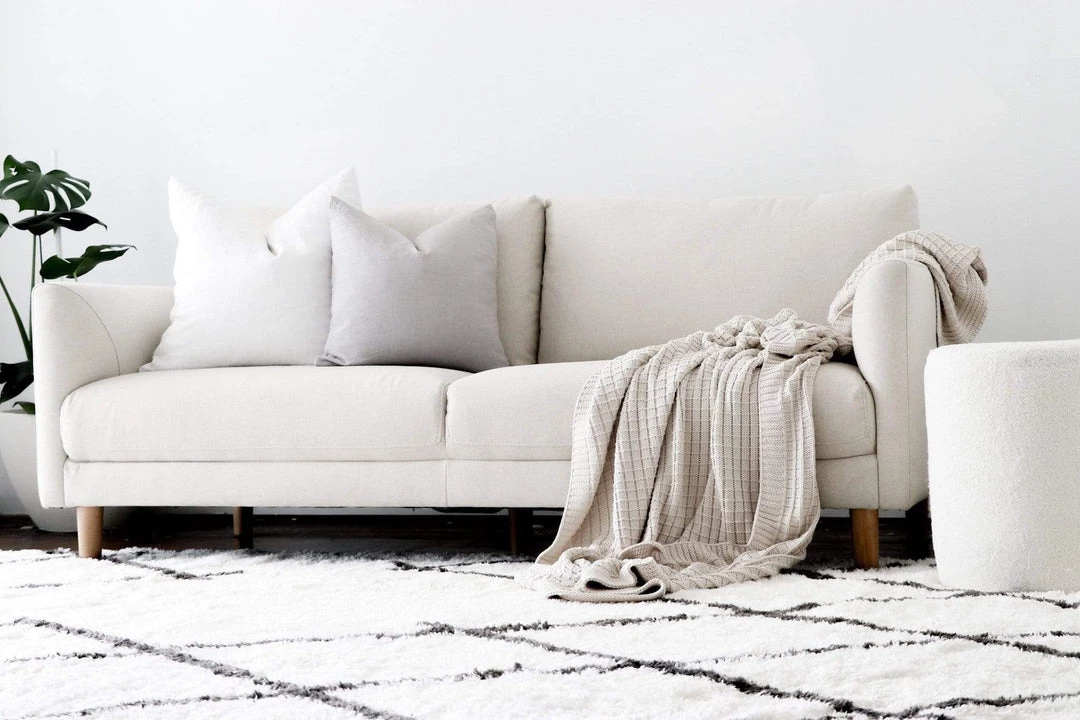 Miss Amara Tuva Ivory And Charcoal Grey Tribal Shag Rug All Rugs