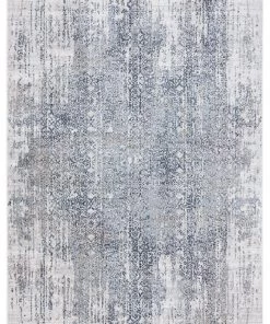 Miss Amara All Rugs Ulyana Blue And Beige Faded Transitional Rug