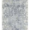 Miss Amara All Rugs Ulyana Blue And Beige Faded Transitional Runner Rug