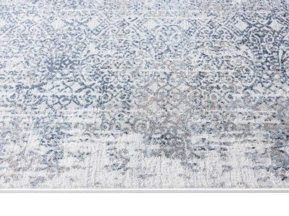 Miss Amara All Rugs Ulyana Blue And Beige Faded Transitional Rug