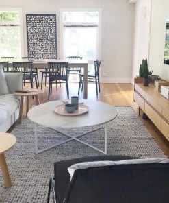 Miss Amara All Rugs Vaasa Grey Felted Wool Hand-Knotted Rug