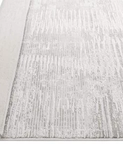 Miss Amara Valerie Ivory And Grey Distressed Tribal Rug