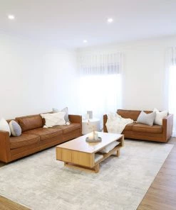 Miss Amara Valerie Ivory And Grey Distressed Tribal Rug