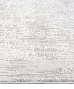 Miss Amara Valerie Ivory And Grey Distressed Tribal Rug