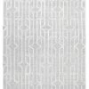 Miss Amara Verna Grey Ivory Geometric Textured Rug All Rugs