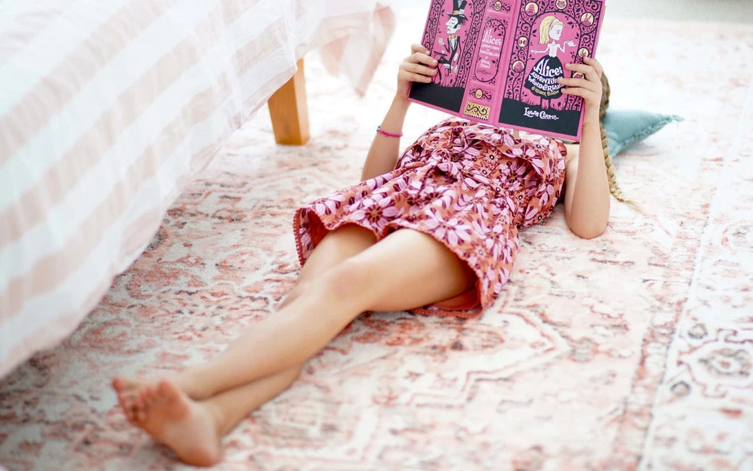 Miss Amara Veronique Peach And Brown Distressed Washable Rug All Rugs