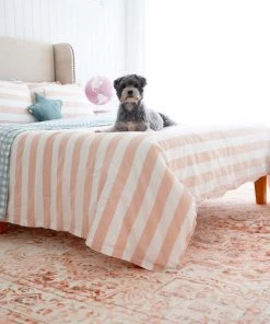 Miss Amara Veronique Peach And Brown Distressed Washable Rug All Rugs