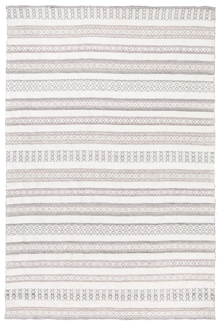 Miss Amara All Rugs Violetta Beige & Grey Tribal Indoor Outdoor PET Rug