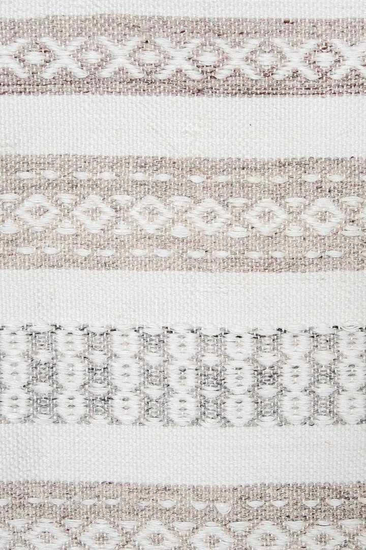 Miss Amara All Rugs Violetta Beige & Grey Tribal Indoor Outdoor PET Runner Rug