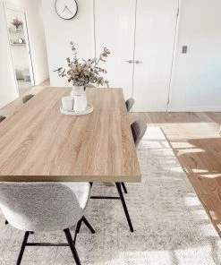 Miss Amara Wilamina Grey And Ivory Distressed Floral Rug