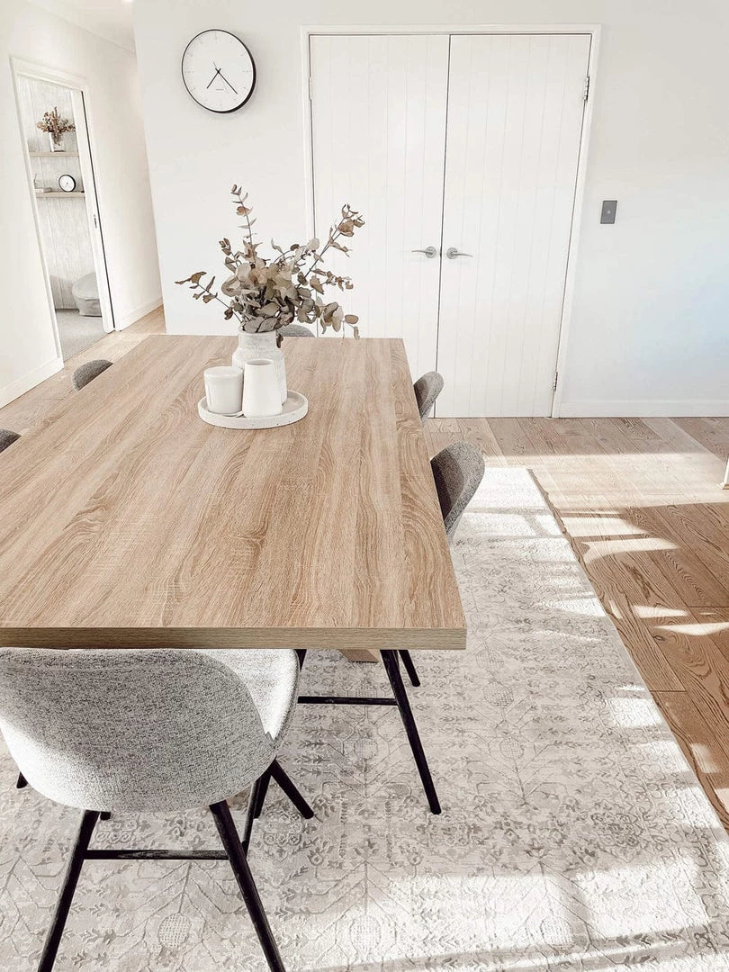 Miss Amara Wilamina Grey And Ivory Distressed Floral Rug