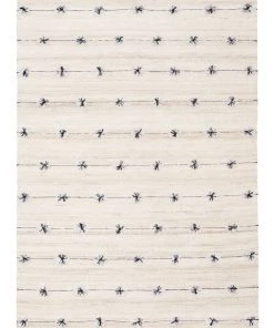 Miss Amara Willow Cream And Black Tufted Jute Rug All Rugs