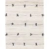 Miss Amara Willow Cream And Black Tufted Jute Runner Rug All Rugs