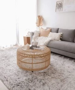 Miss Amara Winona Cream Brown And Silver Grey Traditional Floral Rug All Rugs