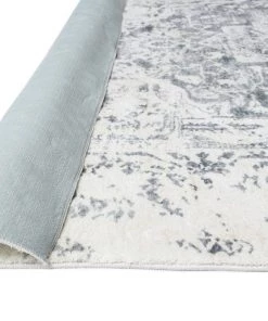Miss Amara Yelina Cream And Grey Distressed Washable Rug All Rugs