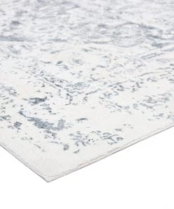 Miss Amara Yelina Cream And Grey Distressed Washable Rug All Rugs