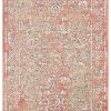 Miss Amara All Rugs Yolanda Peach Terracotta Transitional Floral Motif Rug