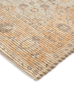 Miss Amara Yulia Orange Peach And Pink Floral Distressed Rug All Rugs