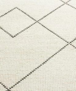 Miss Amara All Rugs Zane Ivory Tribal Pattern Wool Rug