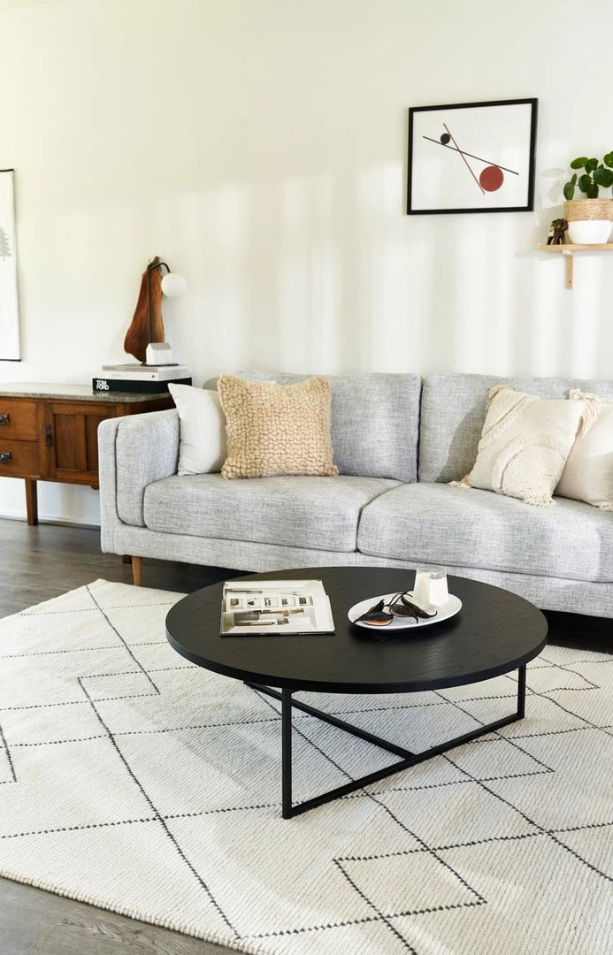 Miss Amara All Rugs Zane Ivory Tribal Pattern Wool Rug