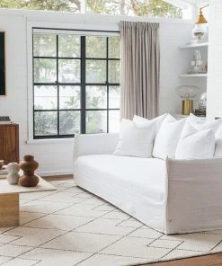 Miss Amara All Rugs Zane Ivory Tribal Pattern Wool Rug