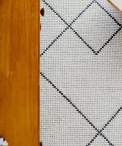 Miss Amara All Rugs Zane Ivory Tribal Pattern Wool Rug