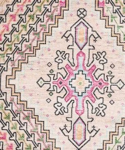 Miss Amara Zelda Cream Multi-Colour Abstract Tribal PET Runner Rug