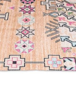 Miss Amara Zelda Cream Multi-Colour Abstract Tribal PET Rug