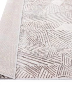 Miss Amara All Rugs Zenia Brown Grey And Ivory Distressed Tribal Runner Rug