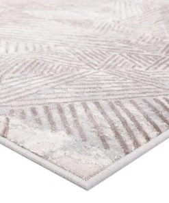 Miss Amara All Rugs Zenia Brown Grey And Ivory Distressed Tribal Runner Rug
