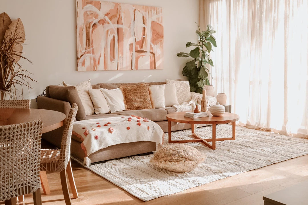 Miss Amara All Rugs Zoya Tribal Ivory Shag Rug