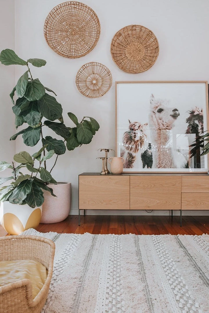 Miss Amara All Rugs Zoya Tribal Ivory Shag Rug