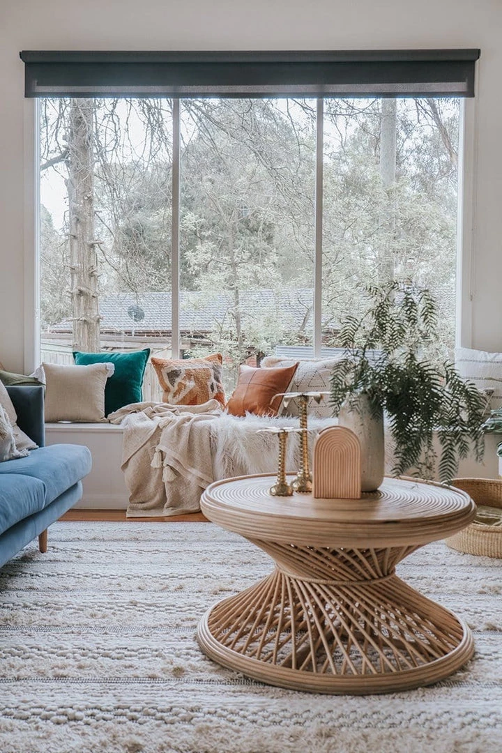 Miss Amara All Rugs Zoya Tribal Ivory Shag Rug