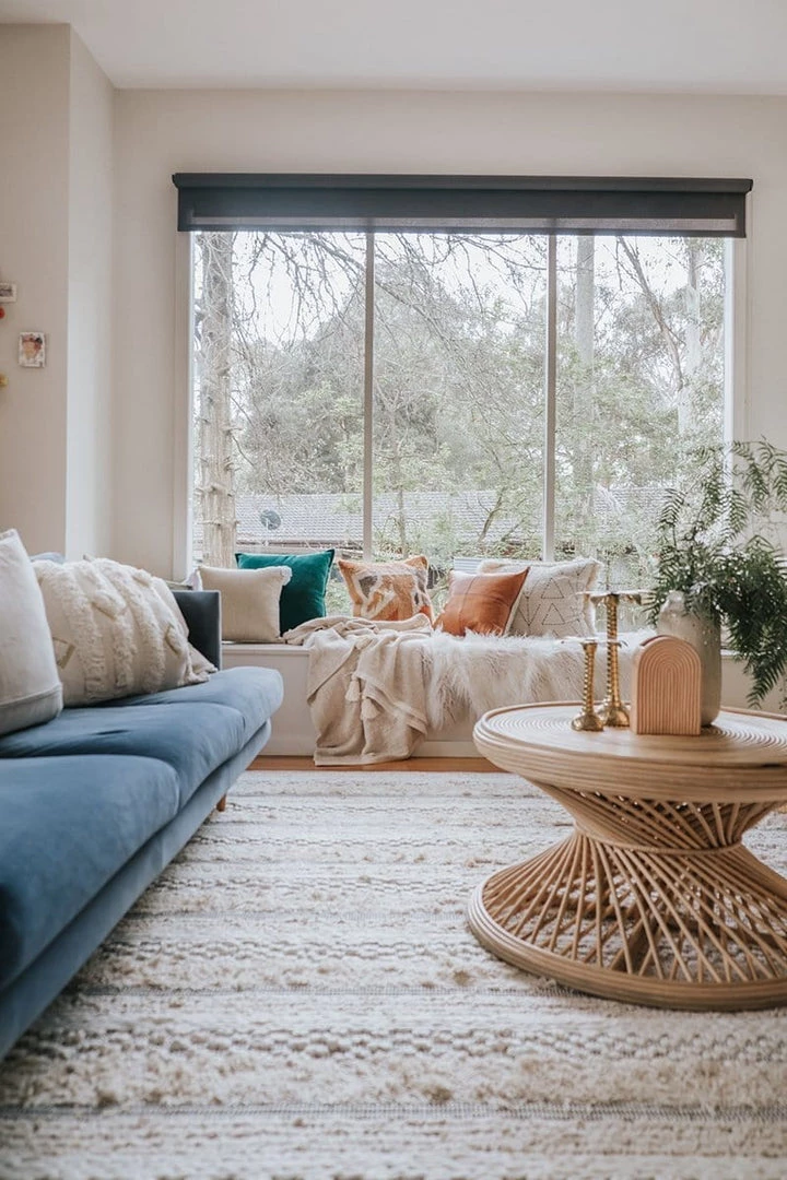 Miss Amara All Rugs Zoya Tribal Ivory Shag Rug